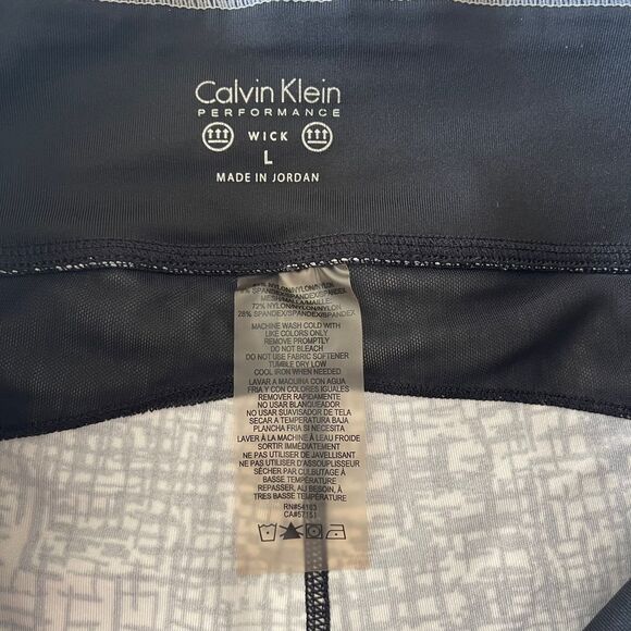 Calvin Klein Women's Performance Wick High Workout Leggings Waisted Pant Size L - Picture 4 of 8